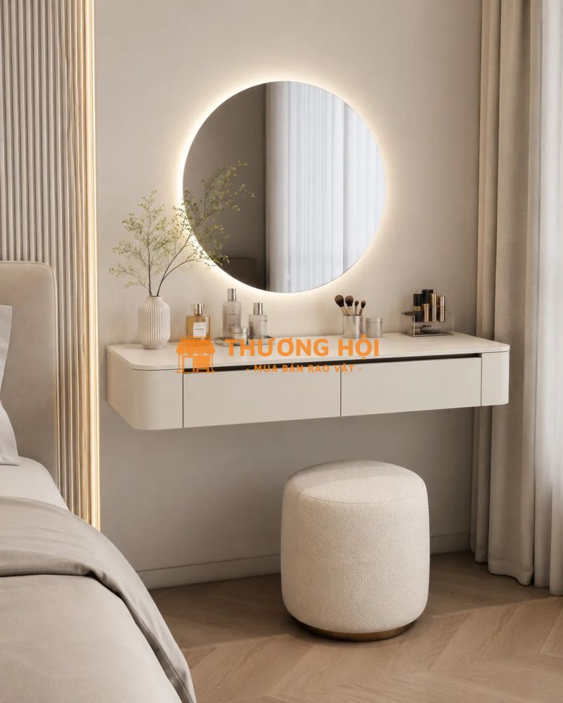 Bàn Trang Điểm Đẹp Cho Phòng Ngủ: Mẫu Mới, Kích Thước & Báo Giá