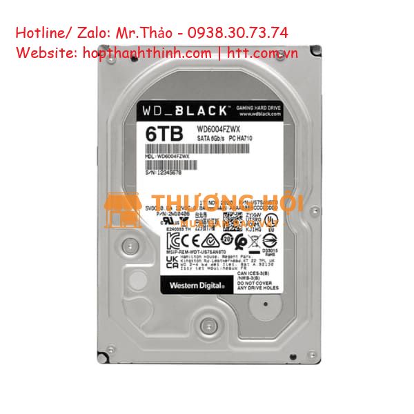 Ổ CỨNG HDD WD BLACK 6TB 3.5"