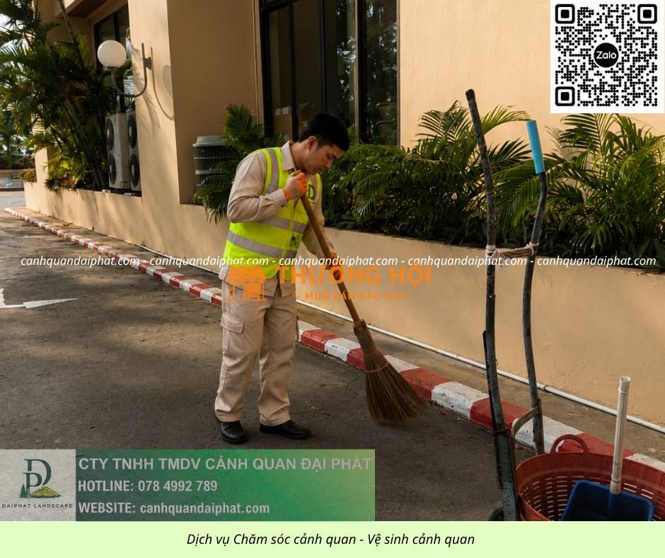 Chăm sóc cây xanh cắt tỉa cây cảnh cắt cỏ KCN Biên Hòa, Đồng Nai