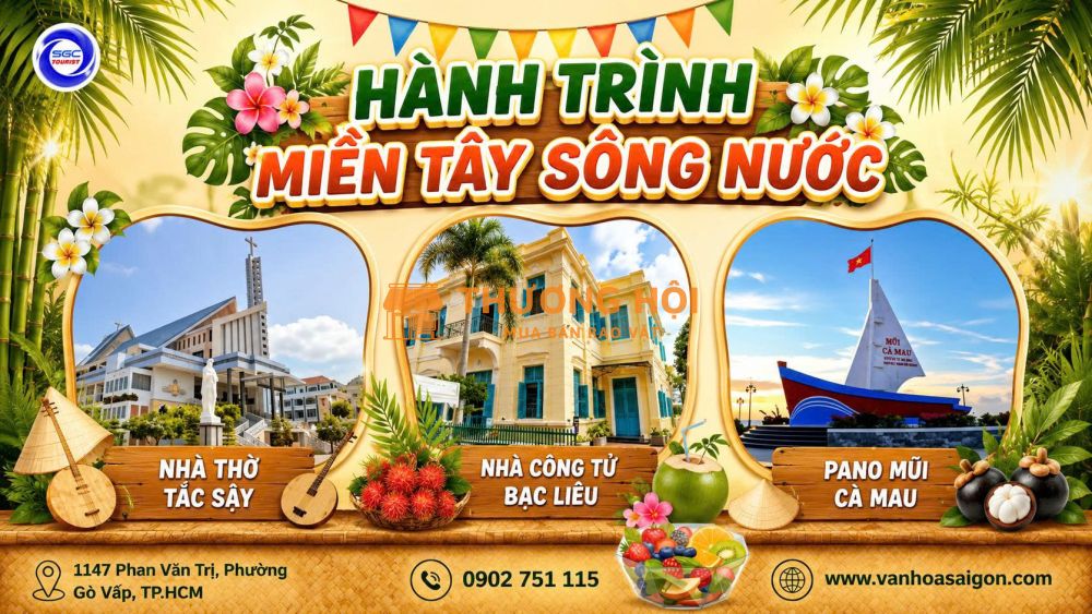 🌴✨ MỸ THO – BẾN TRE – CẦN THƠ – CÀ MAU – BẠC LIÊU – SÓC TRĂNG ✨ SGC2026