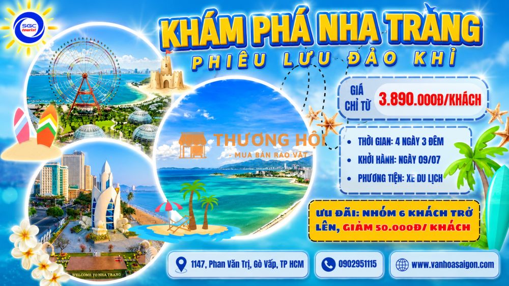 Nha Trang - Phiêu Lưu Đảo Khỉ 2026 4N3Đ SGC