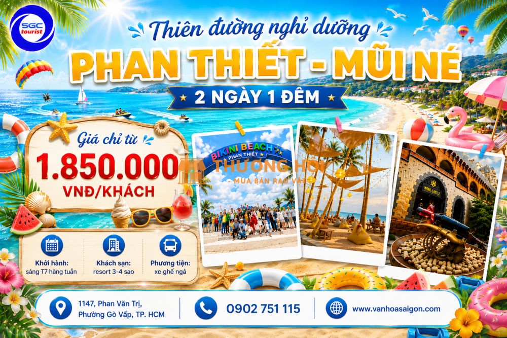 Phan Thiết - Mũi Né 2N1Đ