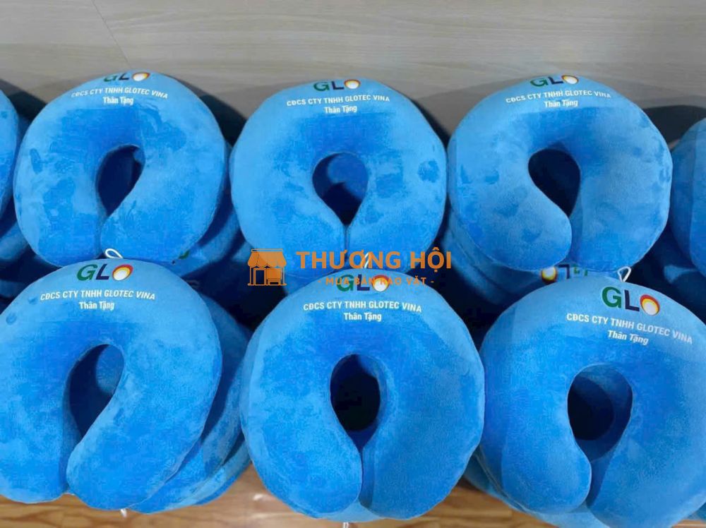 Gối Cổ Chữ U In Logo - Qùa Tặng Du Lịch Hot