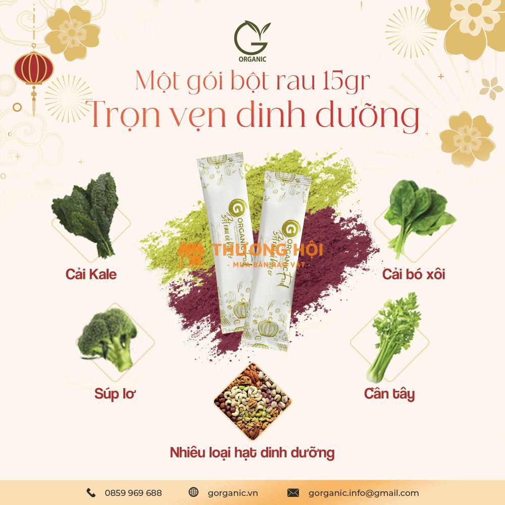 TẠM BIỆT MỤN NỘI TIẾT, THANH LỌC CƠ THỂ CÙNG BỘT XANH TỔNG HỢP