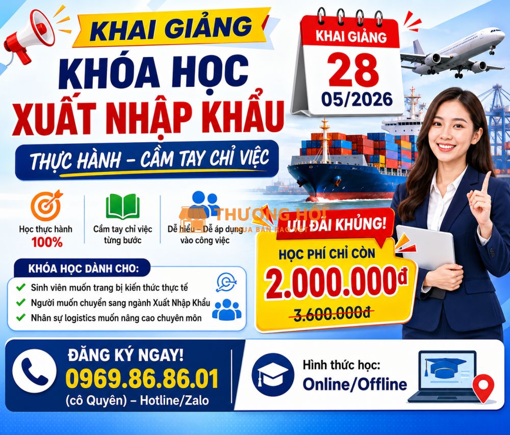Đào tạo Nghiệp vụ XUẤT NHẬP KHẨU, từ a đến z
