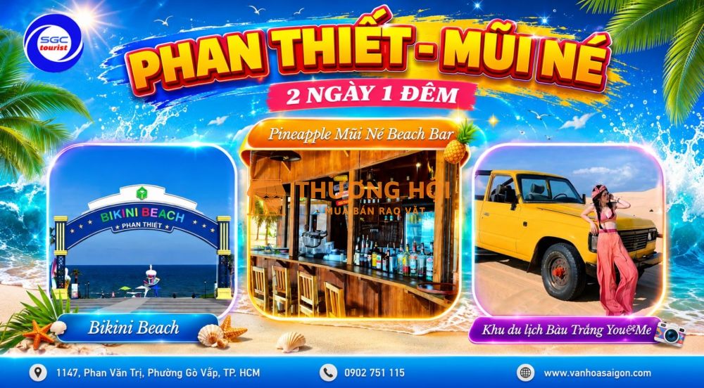 🌴 PHAN THIẾT – MŨI NÉ: THIÊN ĐƯỜNG NGHỈ DƯỠNG 🌊☀️