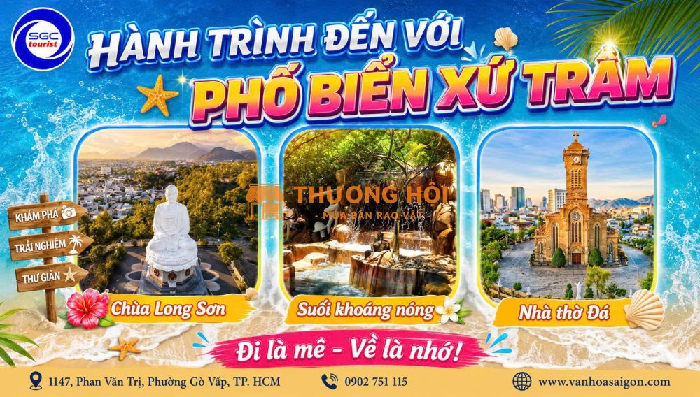 NHA TRANG - BÃI TRANH - VỊNH SAN HÔ 3N3Đ SGC