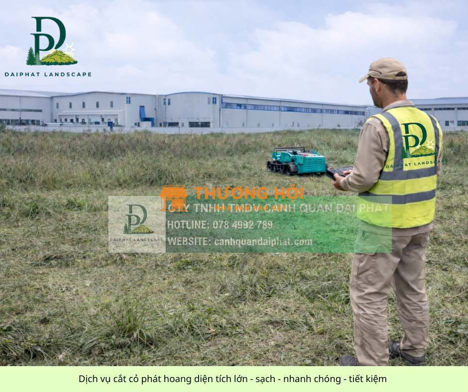 CHĂM SÓC CÂY XANH NHÀ MÁY – DOANH NGHIỆP KCN AMATA BIÊN HÒA