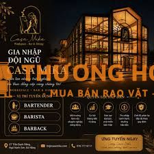Bartender/Barista/Barback - NHÀ HÀNG CASA MIKA