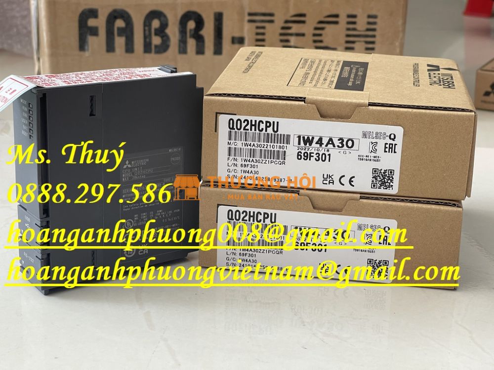 Mới 100% - Module Mitsubishi Q02HCPU - Bh 12 tháng