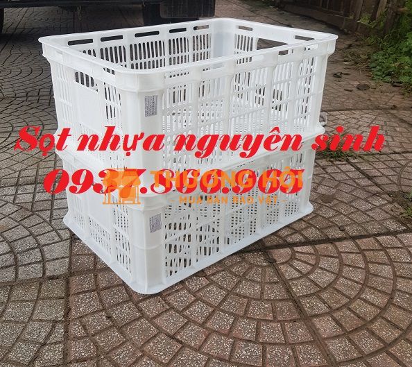 Sọt nhựa hở( sọt nguyên sinh), sọt nhựa rỗng,sọt đựng hải sản, sọt đựng nông sản