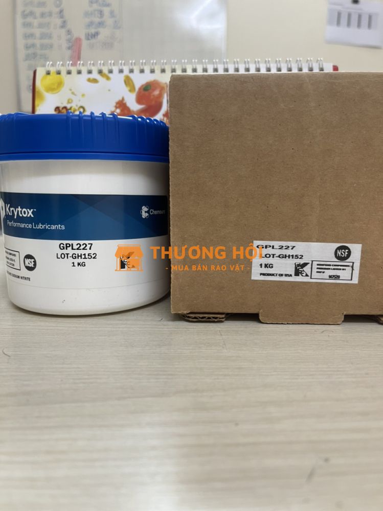 MỠ BÔI TRƠN KRYTOX GPL 227 H-1 CHỐNG ĂN MÒN, CHỐNG MÀI MÒN HIỆU QUẢ CHO THIẾT BỊ CÔNG NGHIỆP