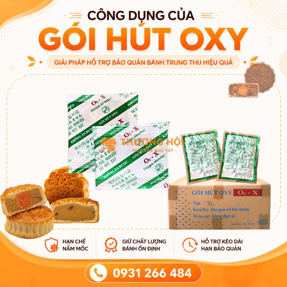 Gói hút oxy cho bánh trung thu giá sỉ