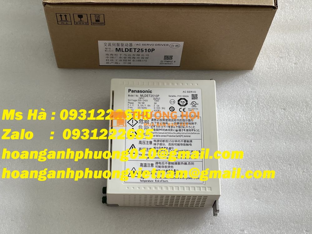 MLDET2510P - Bộ điều khiển servo 400W Panasonic dòng Minas E