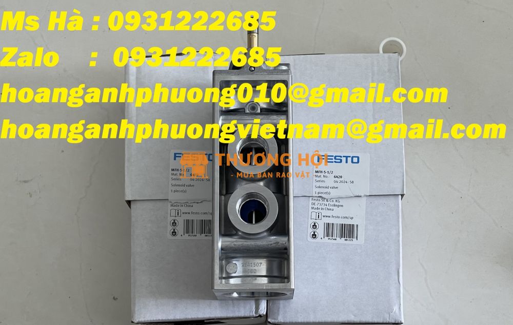Báo giá tốt hiện nay - Van khí nén hãng Festo MFH-5-1/2