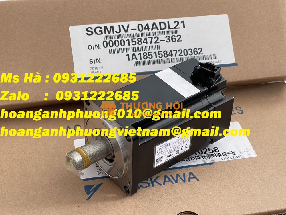 Động cơ servo điều khiển hãng Yaskawa SGMJV-04ADL21