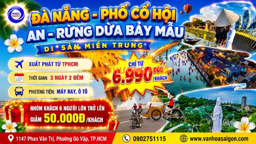 Đà Nẵng 3N3Đ SGC