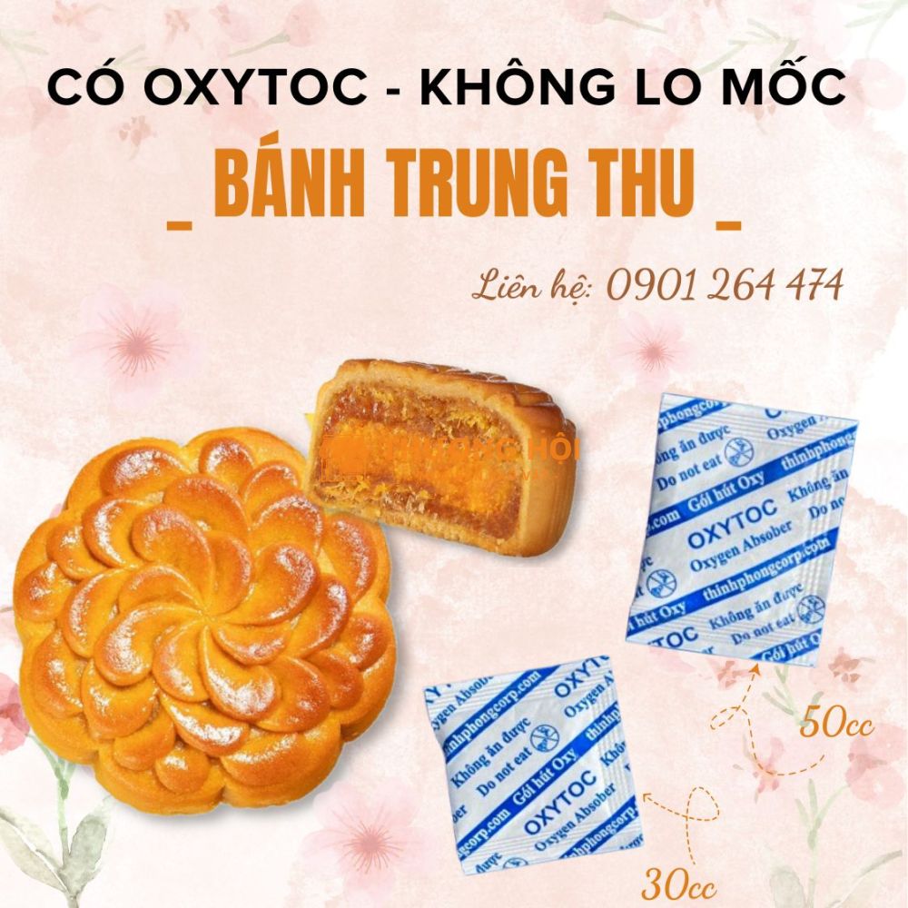 Gói hút oxy có ảnh hưởng gì đến bánh trung thu