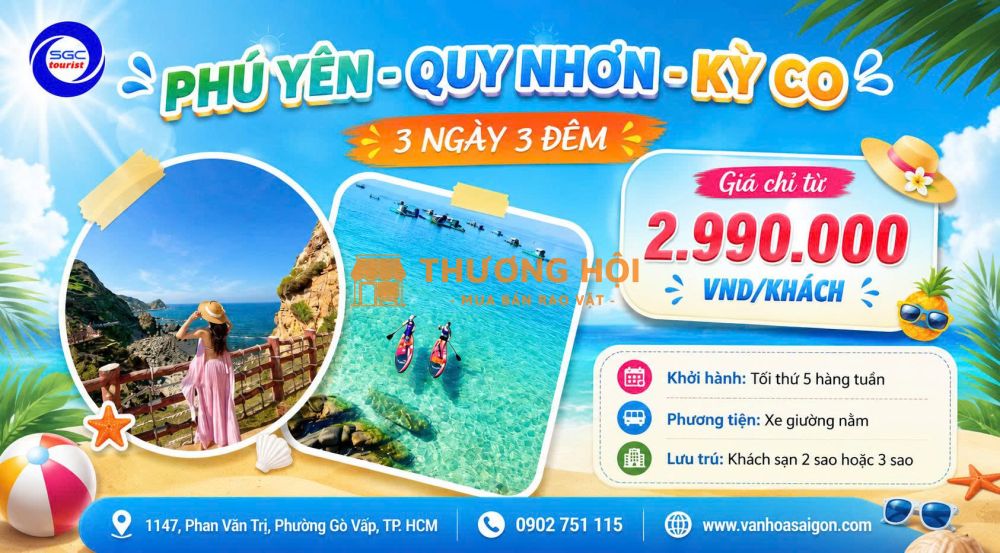 PHÚ YÊN - QUY NHƠN - KỲ CO 3N3Đ