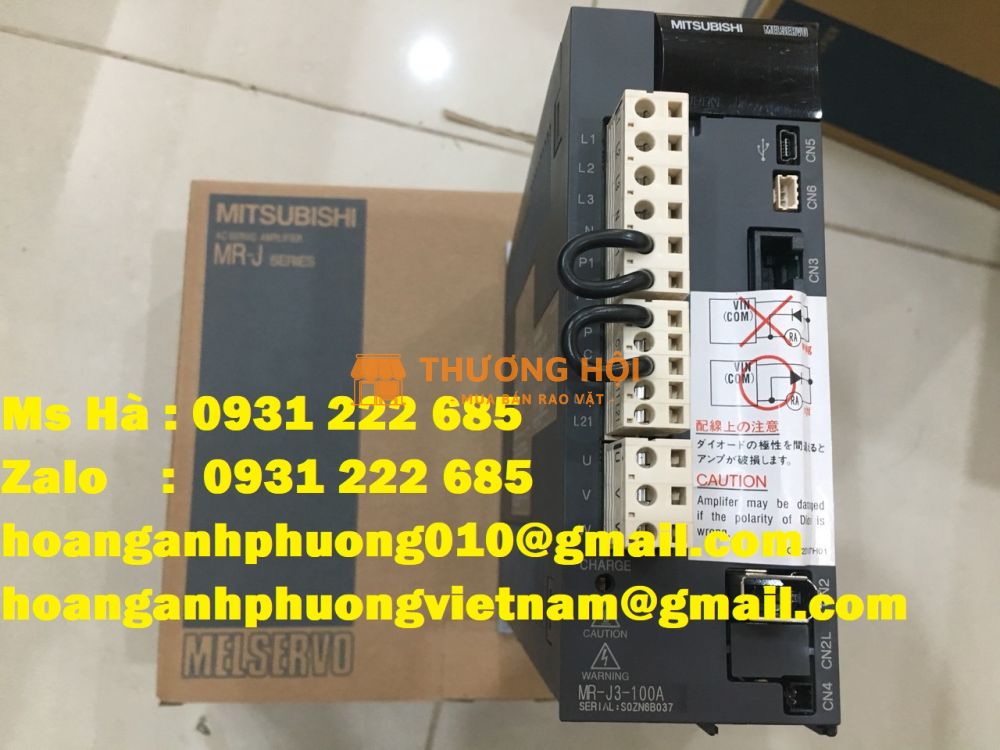 Bộ điều khiển servo mitsubishi MR-J3-100A 1kW - hàng new 100%