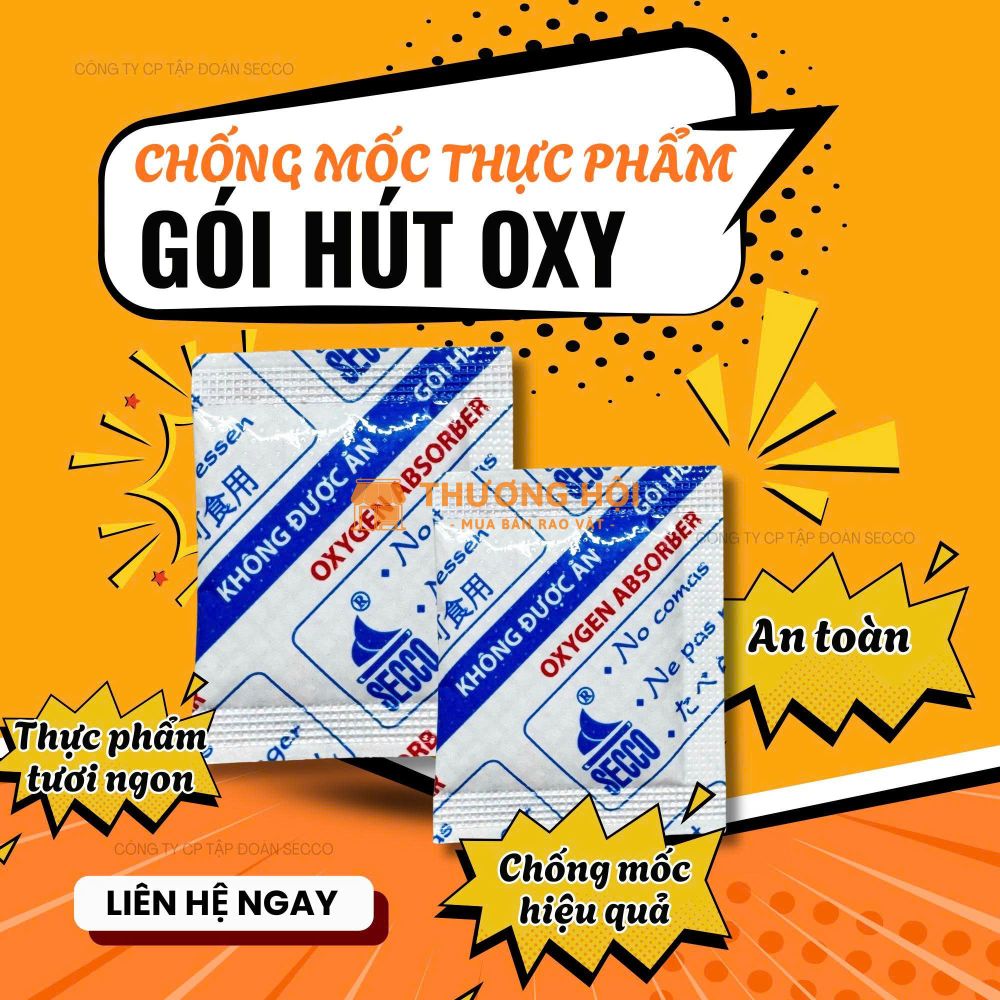 Gói Hút Oxy O-Maxxsorb Secco Cho Bánh Trung Thu