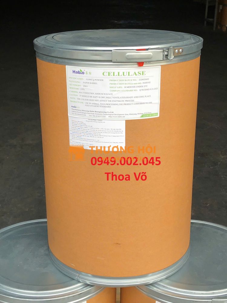 ENZYME CELLULASE – Chuyên cắt tảo, phân hủy xơ, xử lý nước ao và hỗ trợ tiêu hóa thủy sản