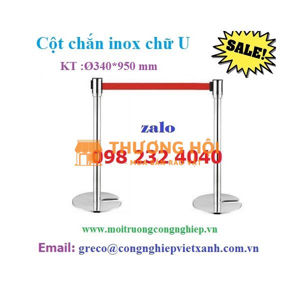 Cột chắn inox dây kéo và cột chắn dây nhung – Nên chọn loại nào?