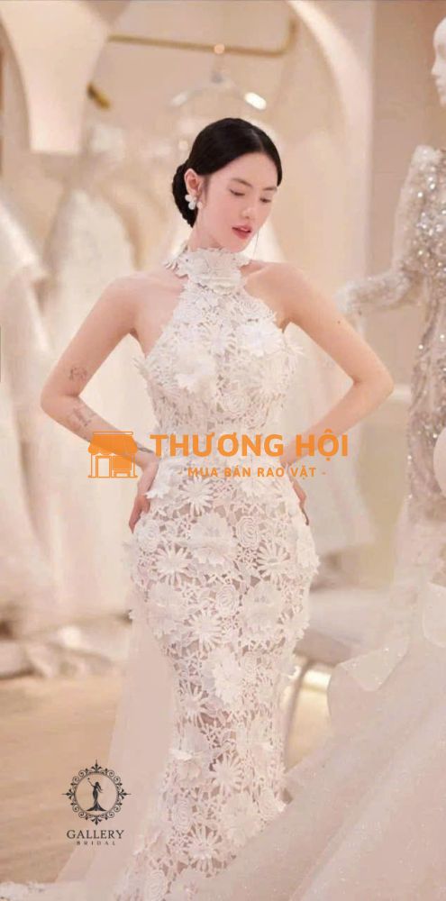 Váy cưới Gallery Bridal thiết kế theo yêu cầu nhận cover tại HCM