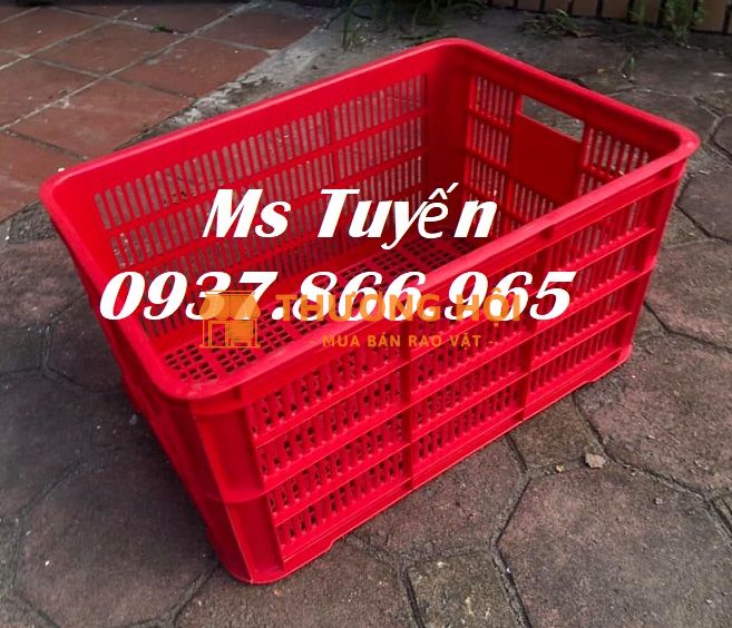 Sọt nhựa, sọt nguyên sinh trong kho lạnh, sọt chứa hải sản