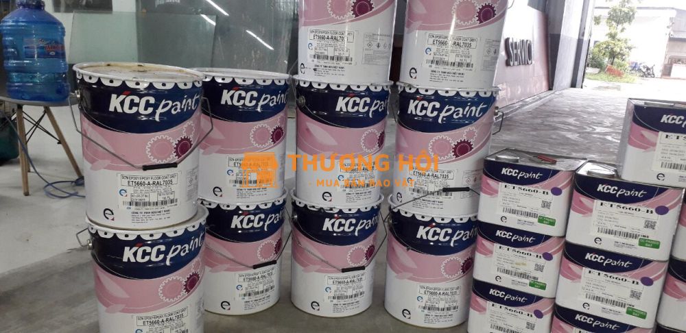 Sơn lót Epoxy EP118 liên kết trung gian giữa sàn bê tông 0918641645 huệ