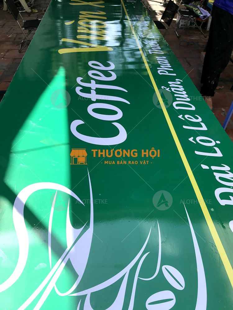Bảng hiệu tôn dán decal tại Phan Thiết