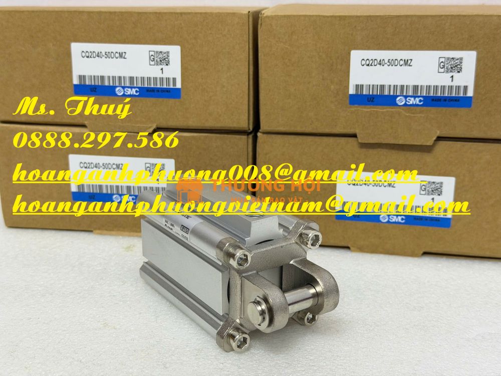 SMC CQ2D40-50DCMZ - Xy lanh khí nén nhỏ gọn