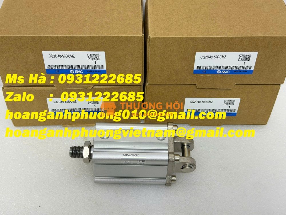 SMC CQ2D40-50DCMZ Xy lanh nhỏ gọn - giao hàng toàn quốc