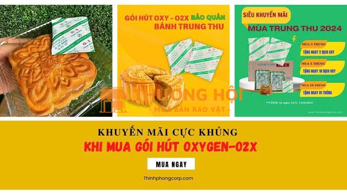 Gói Hút Oxy 30cc Chống Mốc Cho Bánh Trung Thu Dành Cho Xưởng Sản Xuất Và OEM