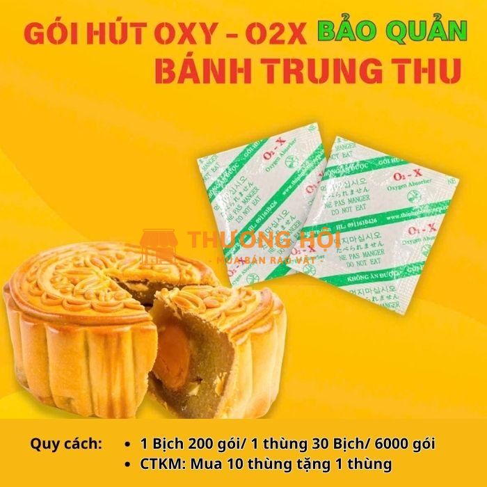 Gói Oxy Hỗ Trợ Bảo Quản Bánh Trung Thu Cho Mùa Cao Điểm