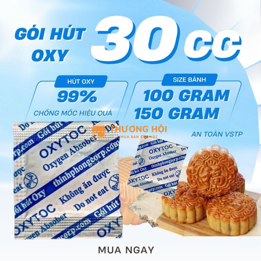 Chống mốc bánh trung thu, OXYTOC khác gì so với chỉ dùng bao bì?