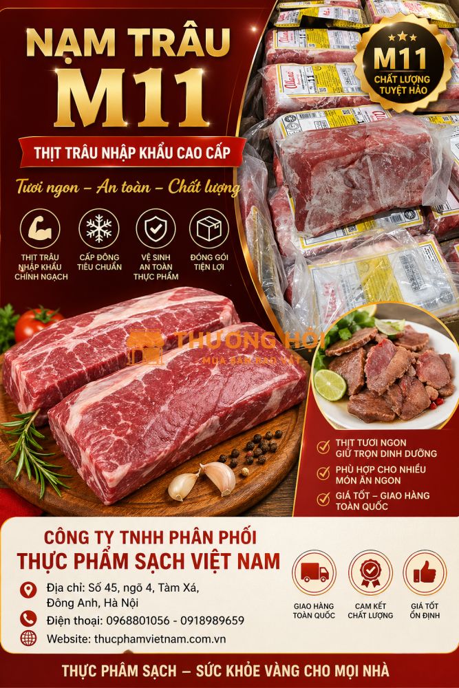 Nạm Trâu Đông Lạnh Nhập Khẩu – Chất Lượng Cao, Giá Cạnh Tranh