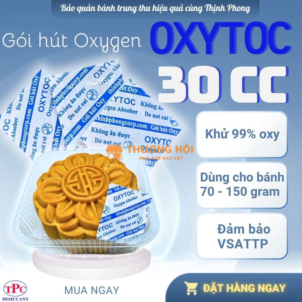 Gói chống mốc OXYTOC đang bảo vệ điều gì bên trong hộp bánh trung thu?