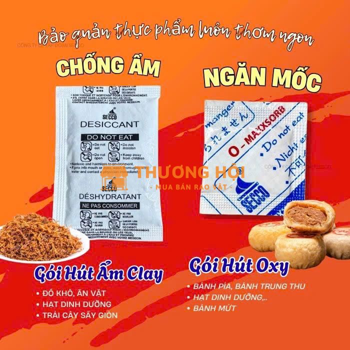 GÓI HÚT OXY O-MAXXSORB CHO BÁNH TRUNG THU – CUNG CẤP SỐ LƯỢNG LỚN