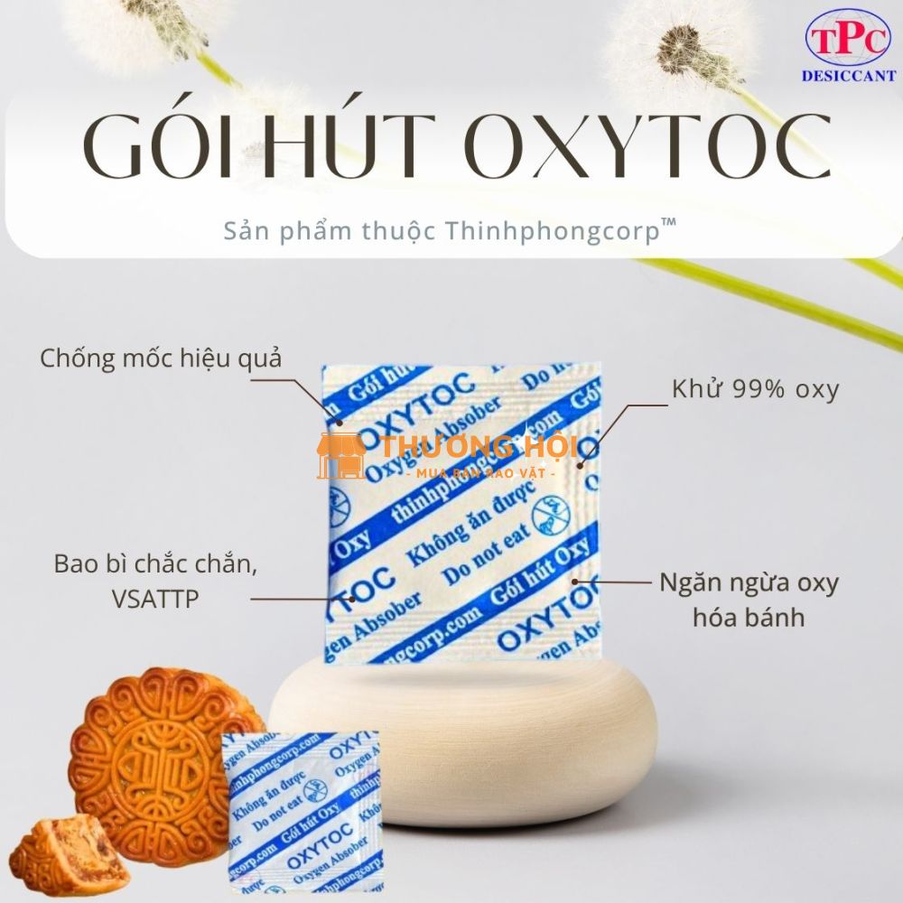Gói chống mốc OXYTOC âm thầm làm gì sau khi hộp bánh được đóng kín?