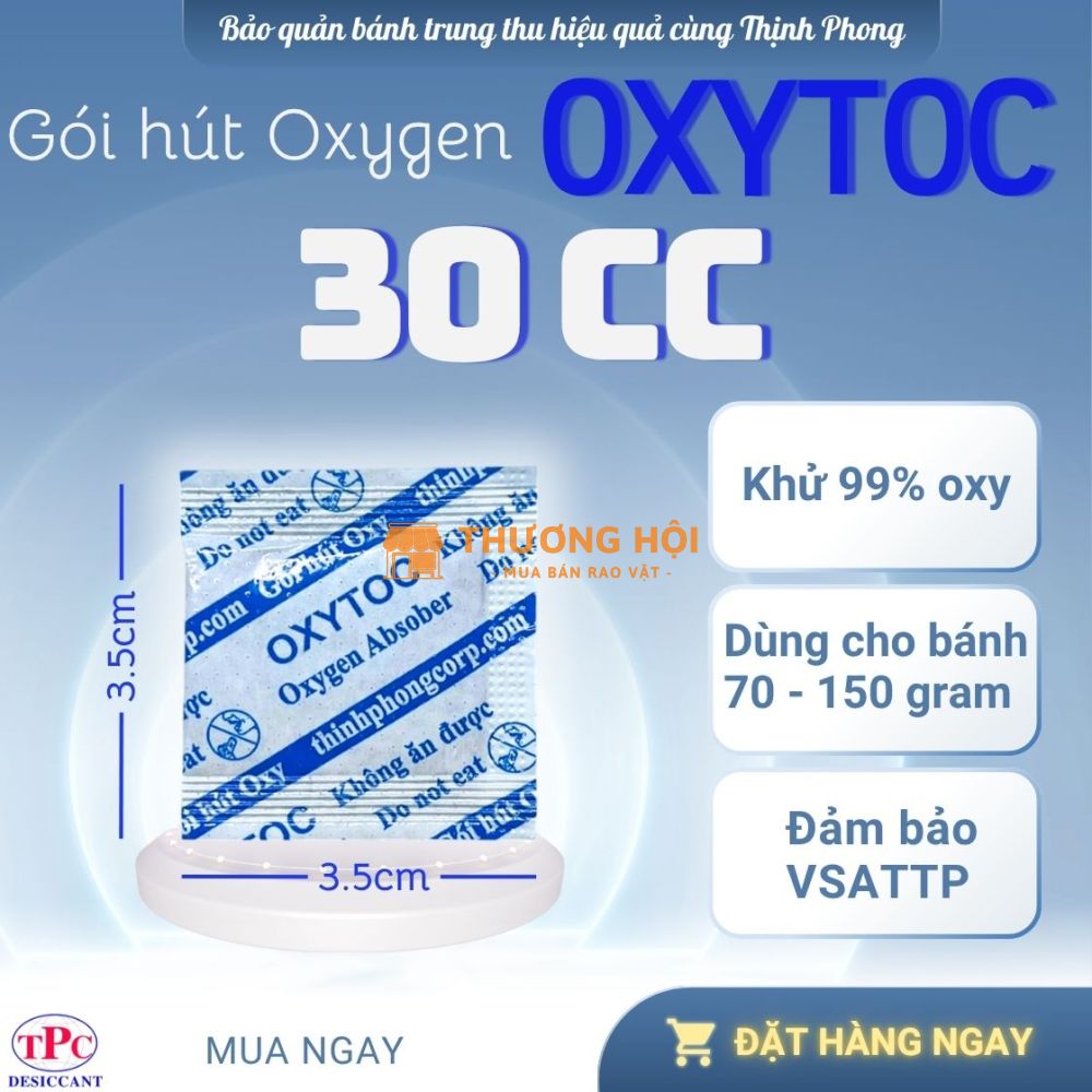 Vì sao gói chống mốc OXYTOC luôn được đặt cạnh bánh trung thu?