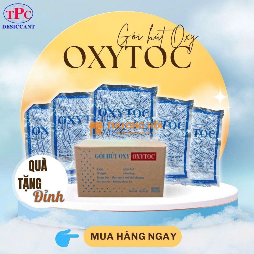 Gói hút oxy OXYTOC dùng đểchống mốc bánh trung thu