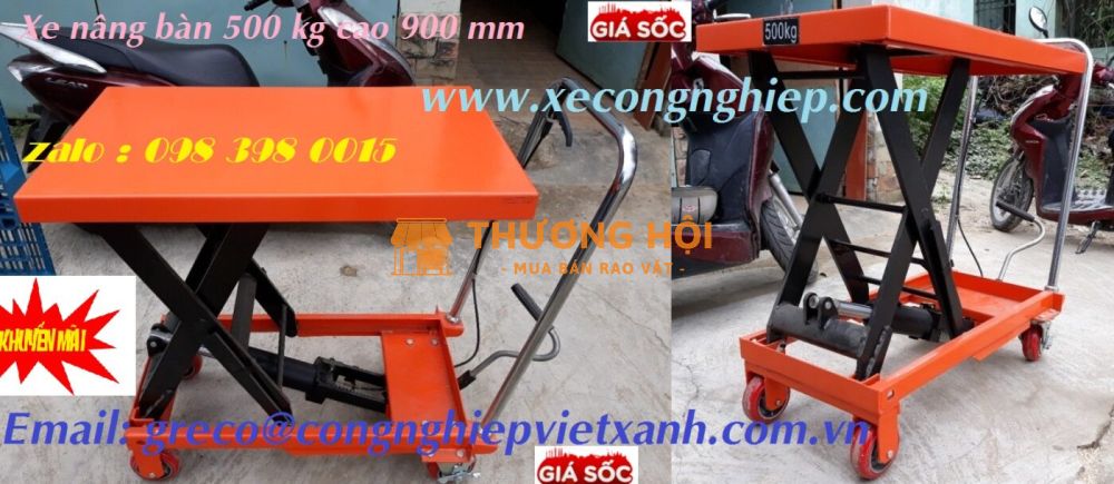 Xe nâng mặt bàn nào bán chạy nhất năm 2026?