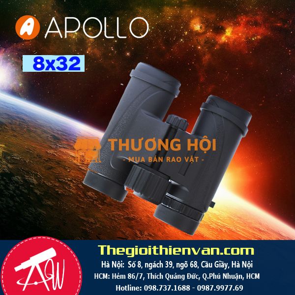Ống nhòm Apollo 8×32 XR (roof) Bak4 FMC 7.4º
