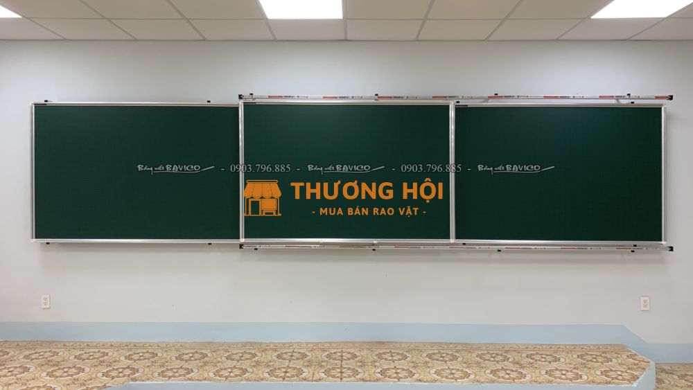 BẢNG TRƯỢT NGANG 3 CÁNH THÔNG MINH KẾT HỢP TV HIỆN ĐẠI – TỐI ƯU KHÔNG GIAN DẠY VÀ HỌC