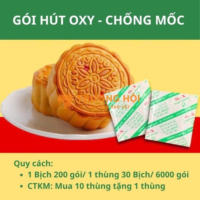 Gói Oxy Chống Mốc Bánh Trung Thu Hỗ Trợ Bảo Quản Hiệu Quả