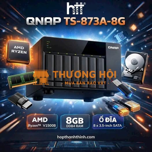 Thiết bị lưu trữ Qnap TS-873A-8G