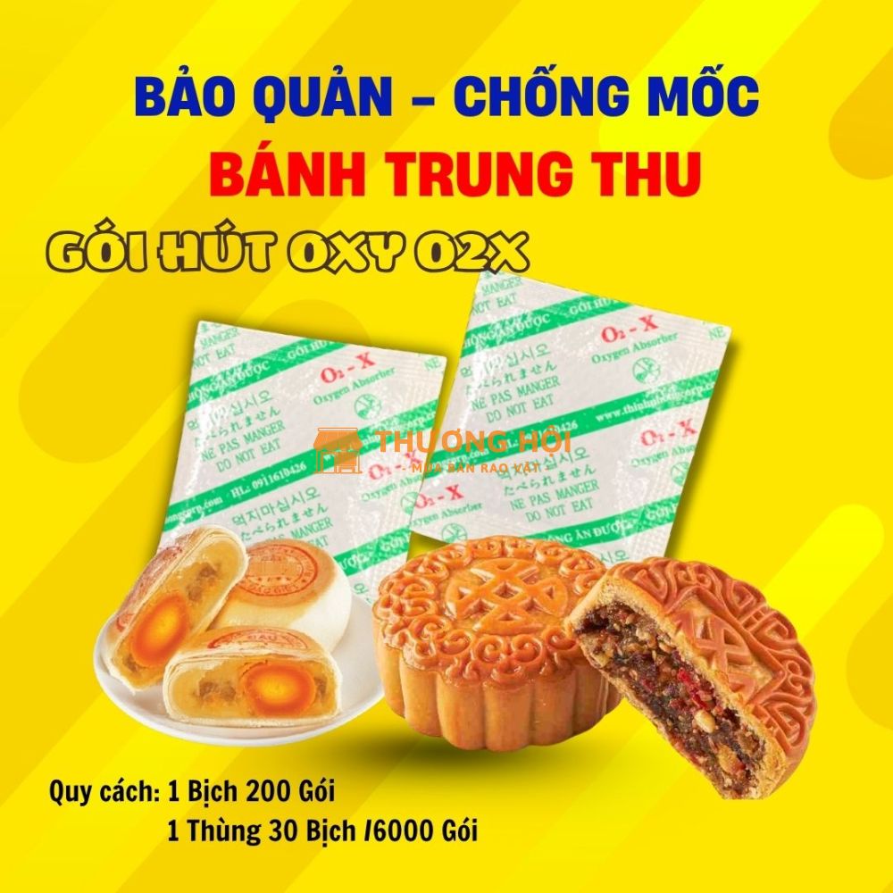 Gói Oxy Bảo Quản Bánh Trung Thu Giúp Hạn Chế Nguy Cơ Nấm Mốc