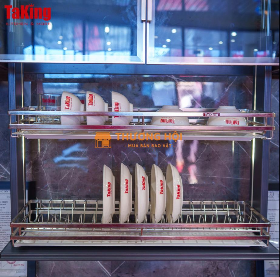 Kệ bát đĩa nâng hạ điện TaKing ENH800TK