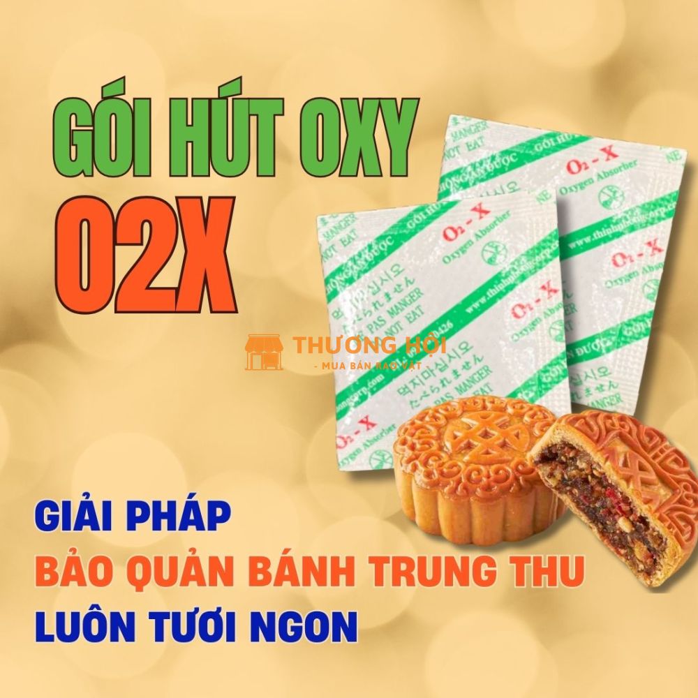 Gói Chống Mốc Và Gói Oxy Cho Bánh Trung Thu Mùa Cao Điểm